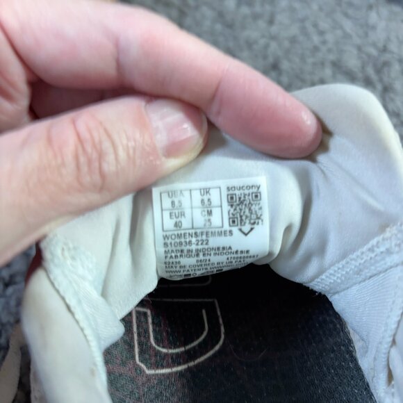 Saucony Guide 17 Running Shoe Womens Size 8.5 Cream Gym Training Sneakers - Picture 7 of 8